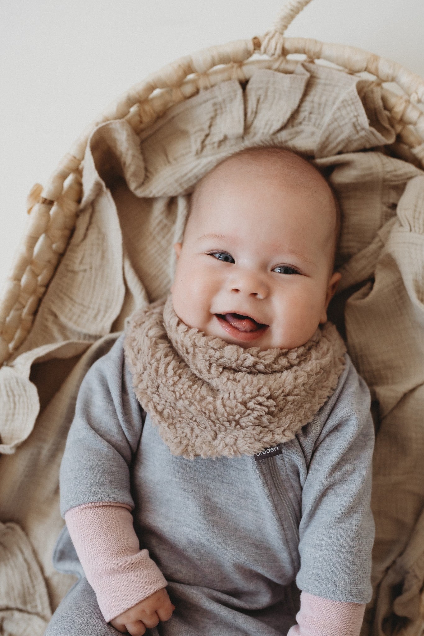 Cotton Pile Baby Scarf TEVY | Hertwill