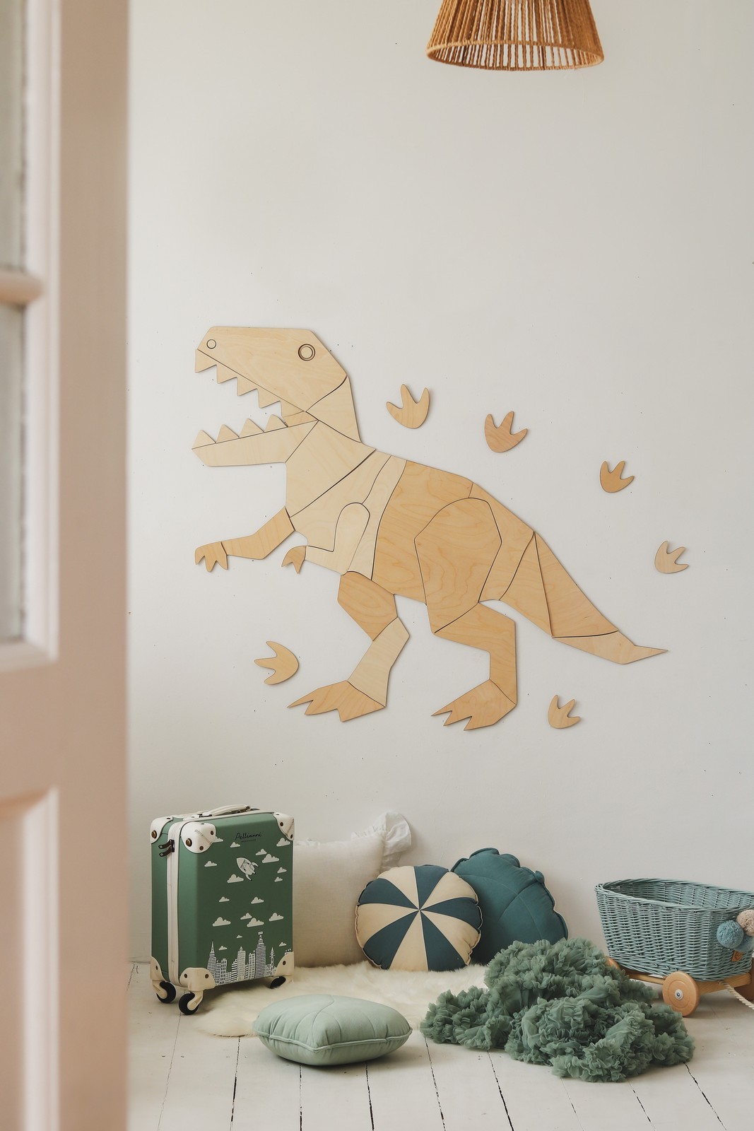 Dinosaur T-Rex – Wooden Wall Decoration | Hertwill