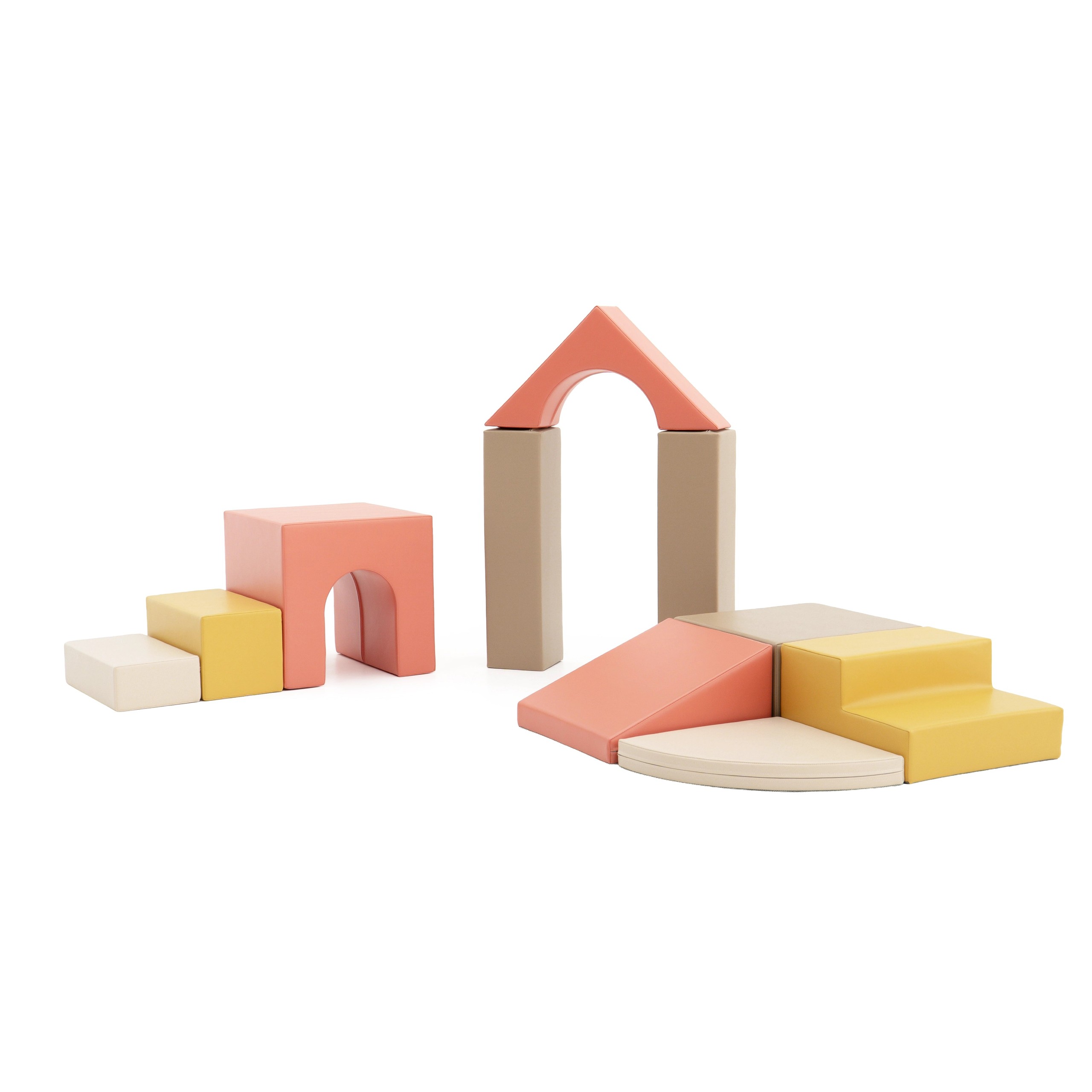 IGLU Soft Play Corner Climber - Parcours de Motricité 5 Modules XL en Mousse pour Bébé et Enfant - Blocs de Construction Souples Jeu d'Éveil Montessori et Toboggan d'Intérieur (pastel sea IGLU Soft Play Corner Climber - Parcours de Motricité 5 Modules XL en Mousse pour Bébé et Enfant - Blocs de Construction Souples Jeu d'Éveil Montessori et Toboggan d'Intérieur (pastel sea
