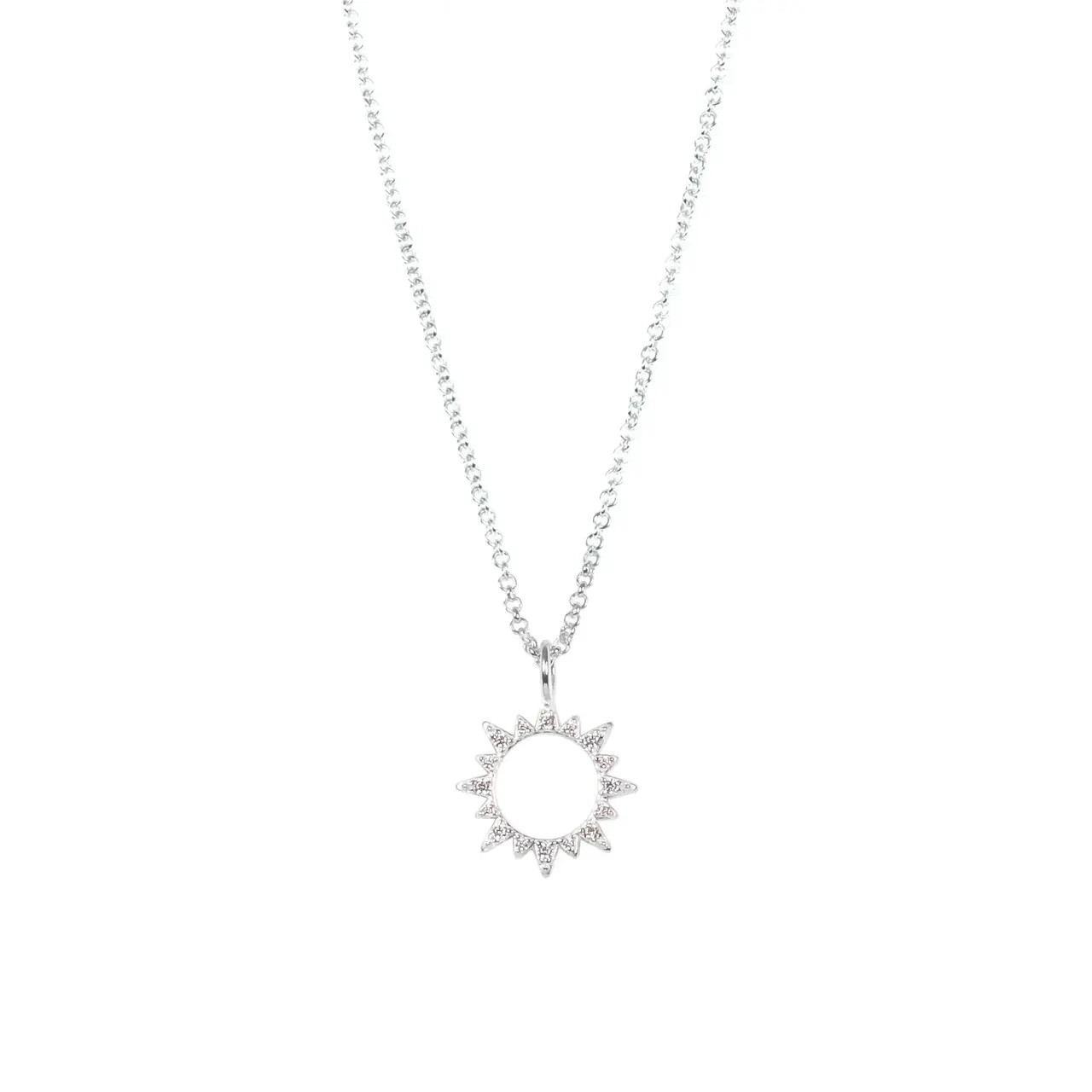 Illumi ZC Sun Pendant Necklace