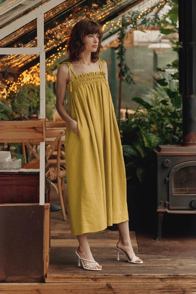 knee length dresses for ladies Rosetta Dress