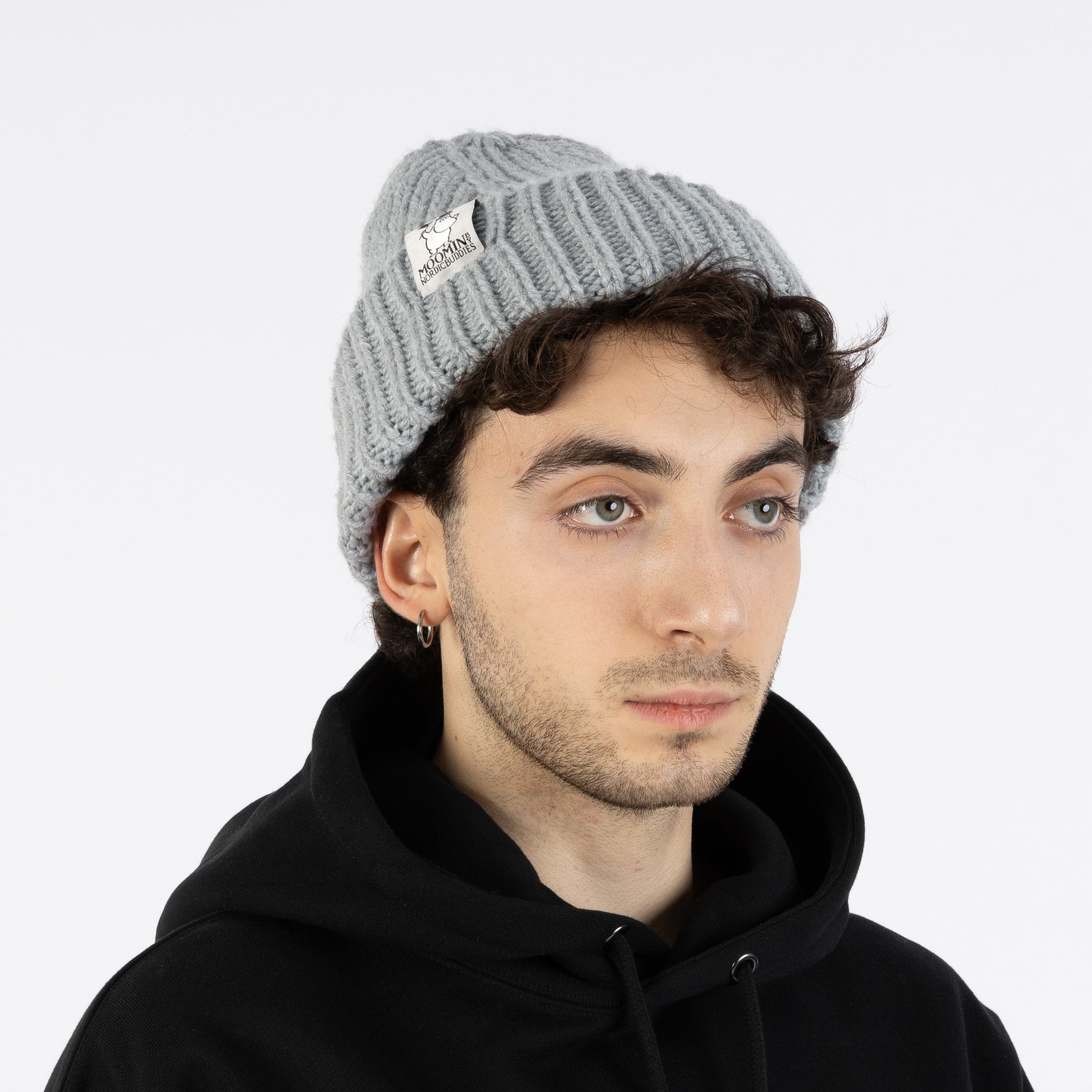 Moominpappa Chunky Beanie - Grey | Hertwill