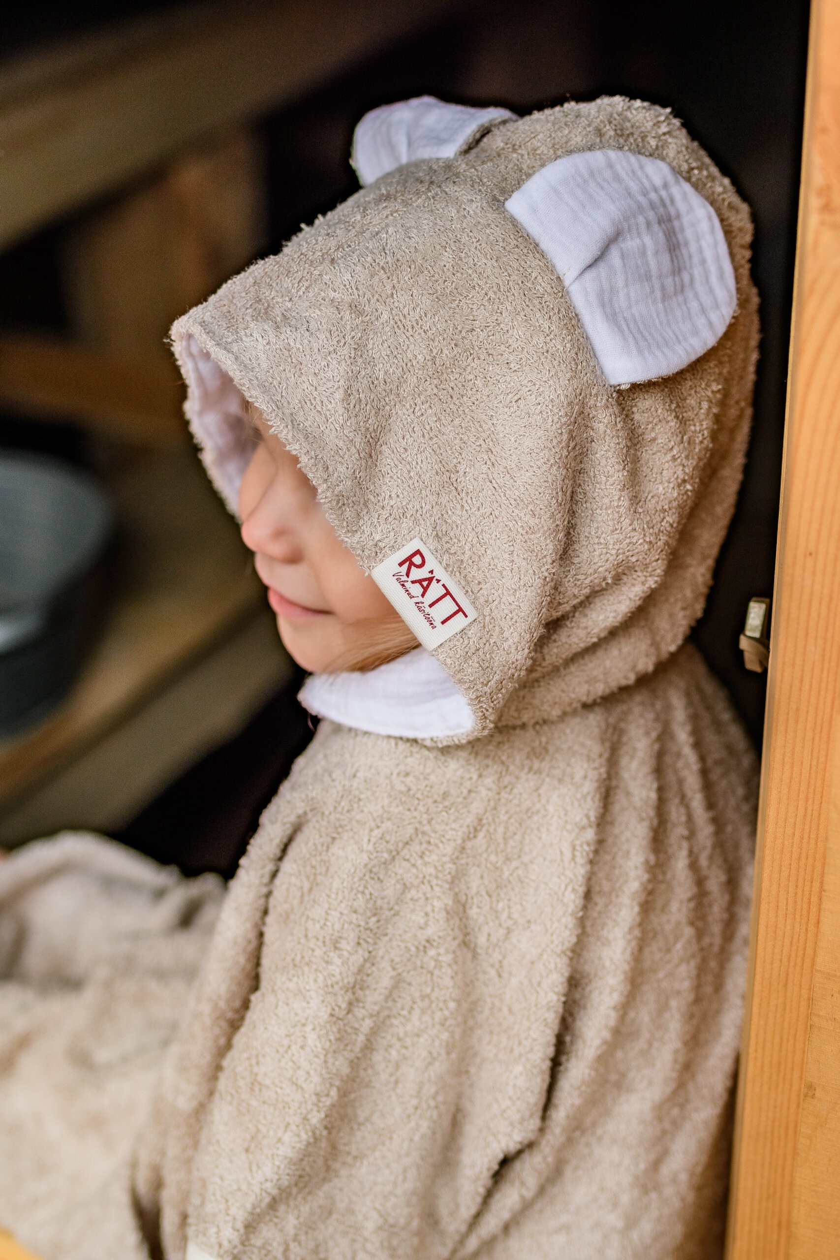 Short-Sleeve Poncho TEDDY - For TODDLERS (Size 82/86-116) | Hertwill