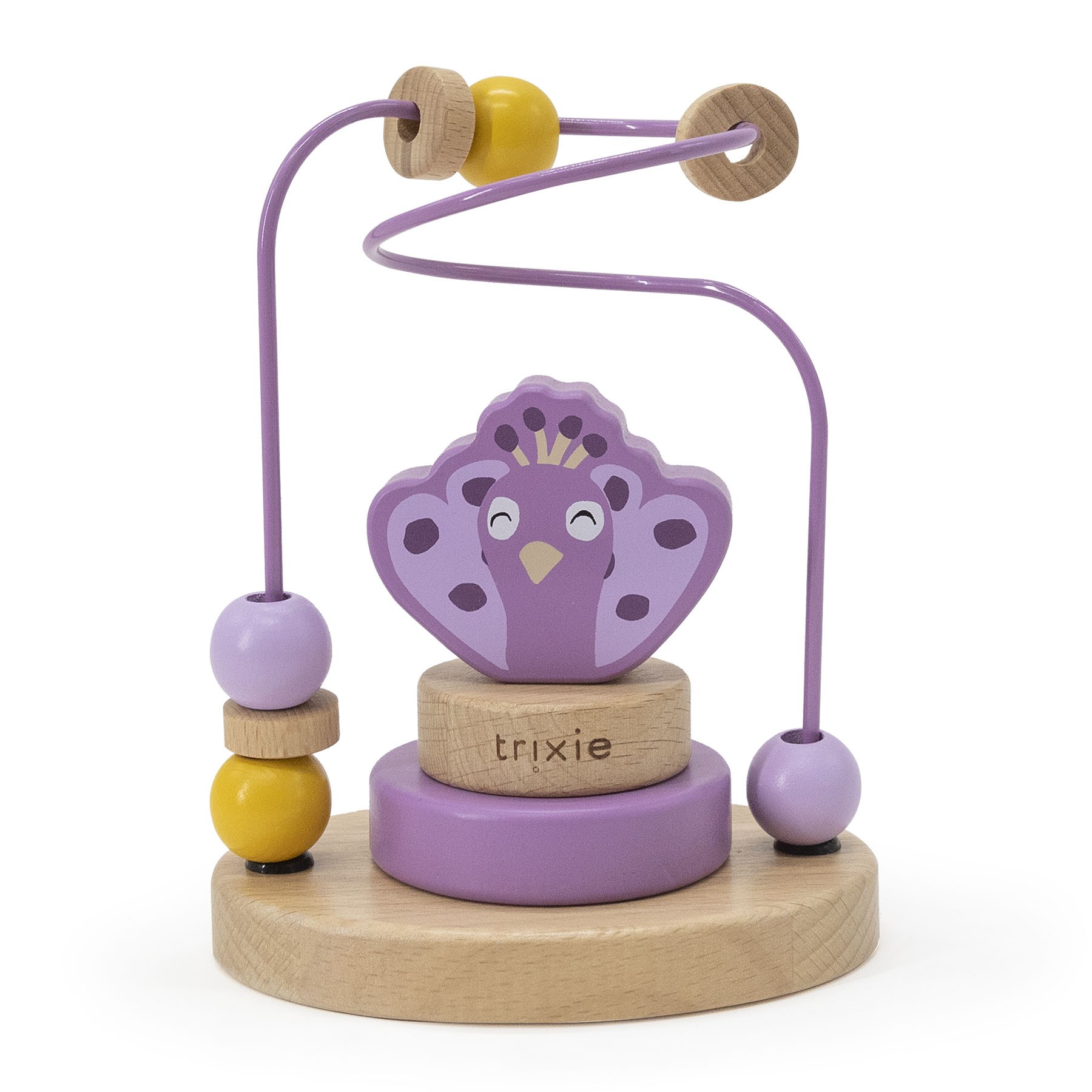 Wooden beads maze - Mrs. Peacock | Hertwill