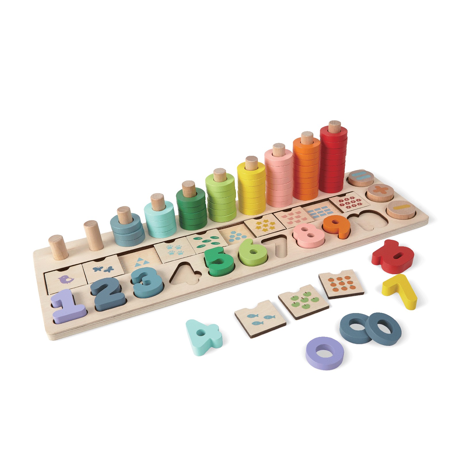Wood Math Machine Wooden Math Game | Hertwill