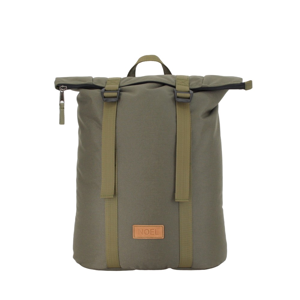 Zip Backpack with G-Hook - Khaki | Hertwill