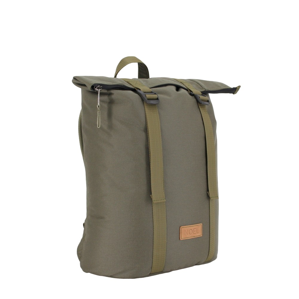 Zip Backpack with G-Hook - Khaki | Hertwill