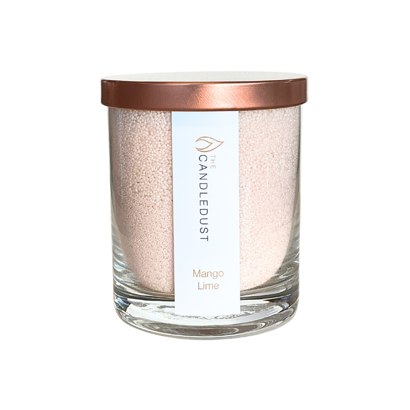 Image showcasing Powdered Candle in Glass - Mango Lime 160g | Hertwill