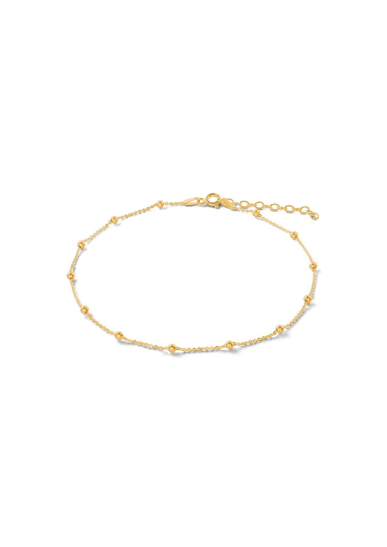 Mini Bubble Anklet - Gold