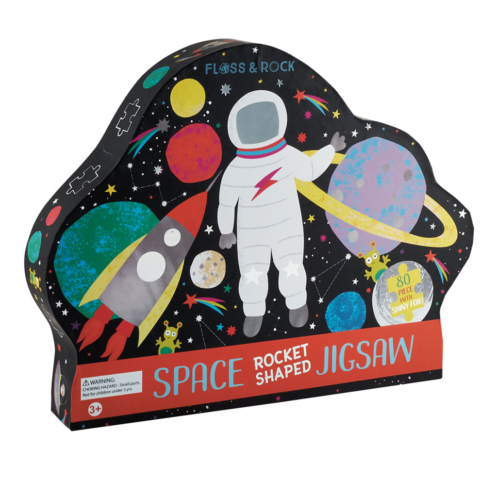 Rocket Puzzle - 80 Pieces | Hertwill