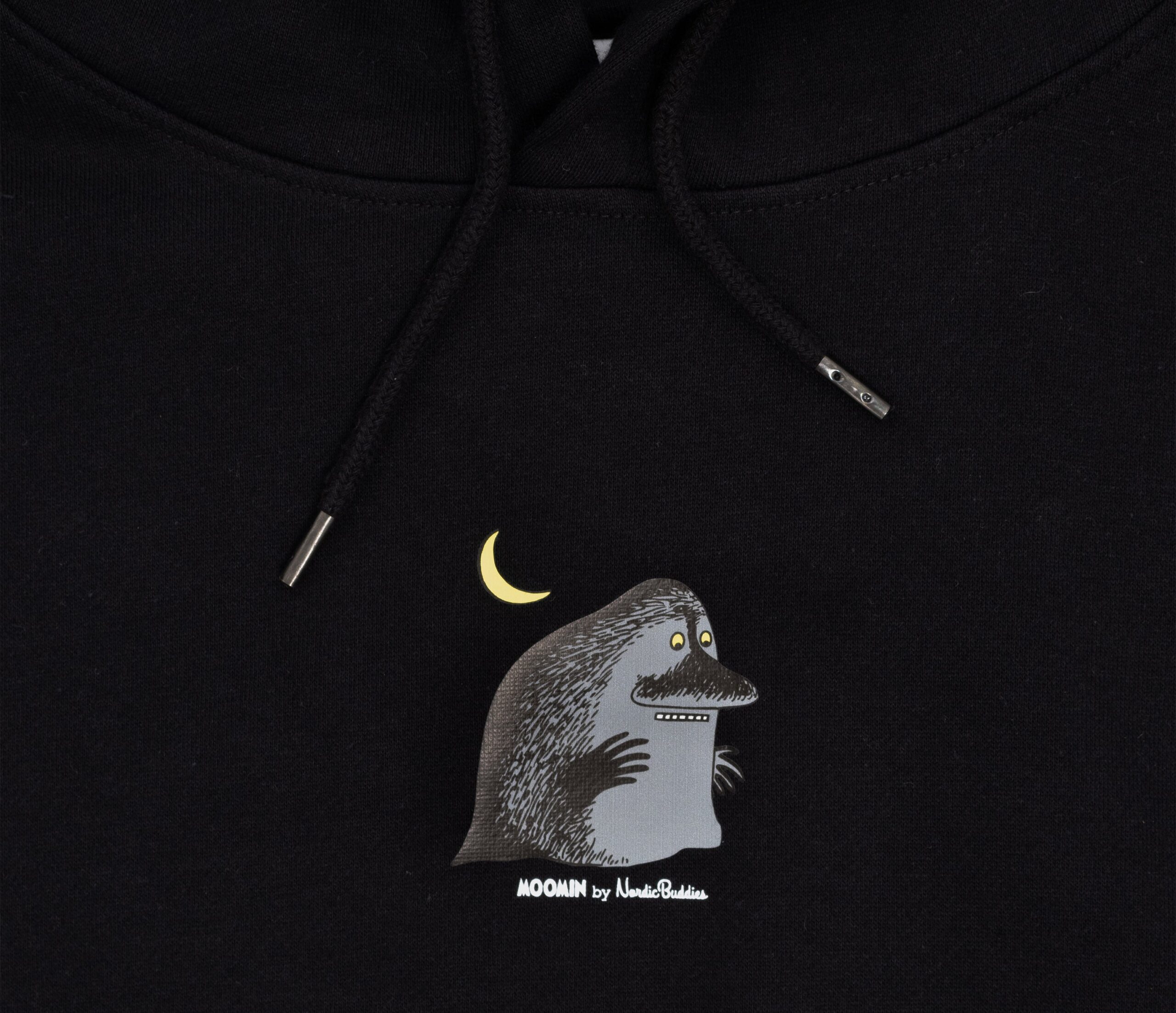 Organic Premium Hoodie Groke - Black | Hertwill